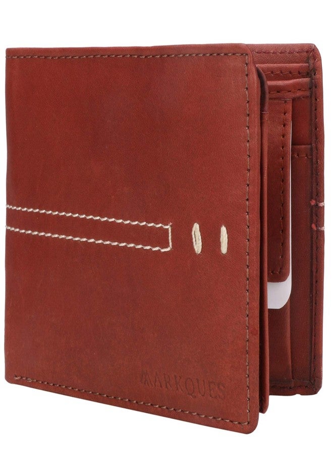 MARKQUES Vince Genuine Leather Brown Men's Wallet (VIN-4403) - Image 1